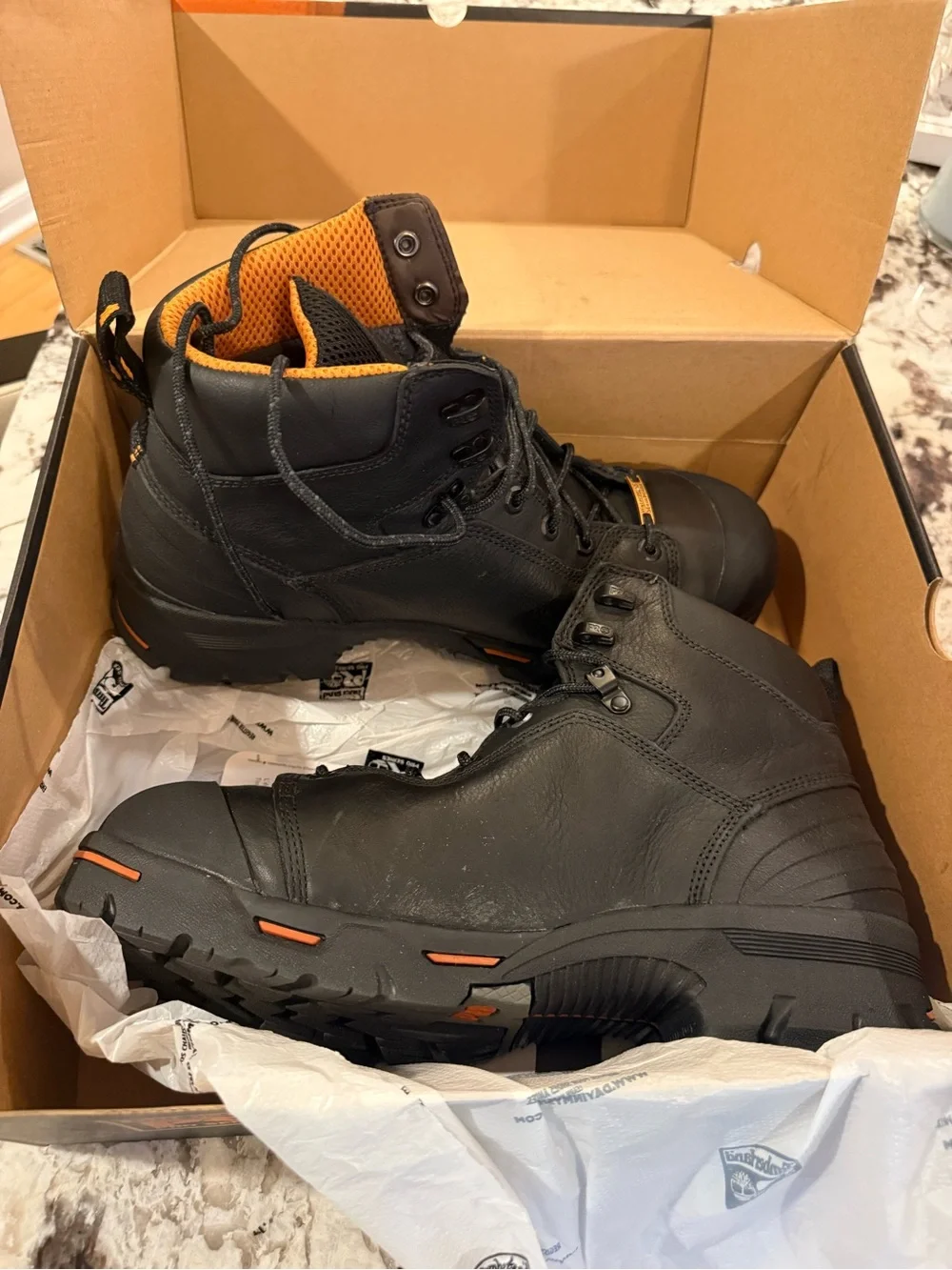 Timberland PRO Endurance PR 6” Steel Toe Work Boots Men’s Size 11 black